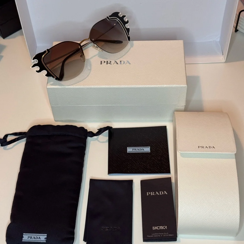 Prada Flames Cat-Eye Sunglasses - Picture 8 of 8